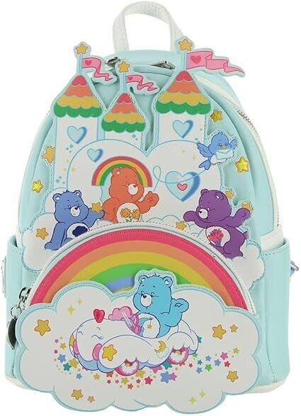 Loungefly Care Bears CareALot Castle Mini Backpack Multi