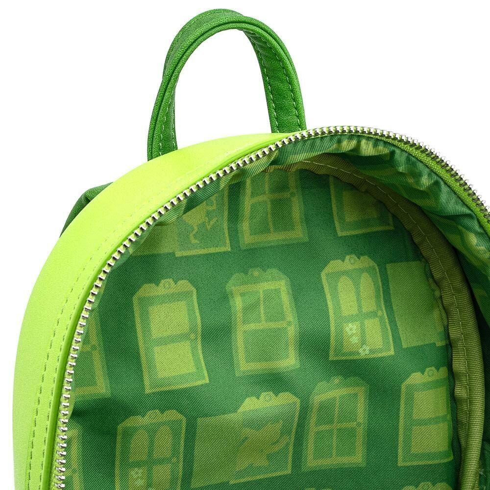 Loungefly Disney Monsters Inc Mike Wazowski Scare Cosplay Double Strap Bag Purse