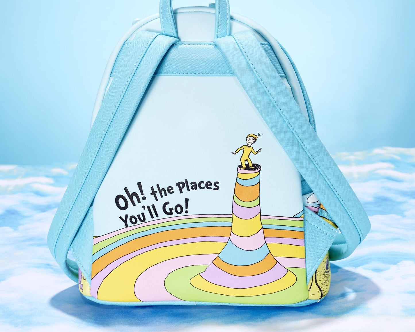 Loungefly Dr. Seuss 'Oh the Places You'll Go' Mini Backpack Multicolor