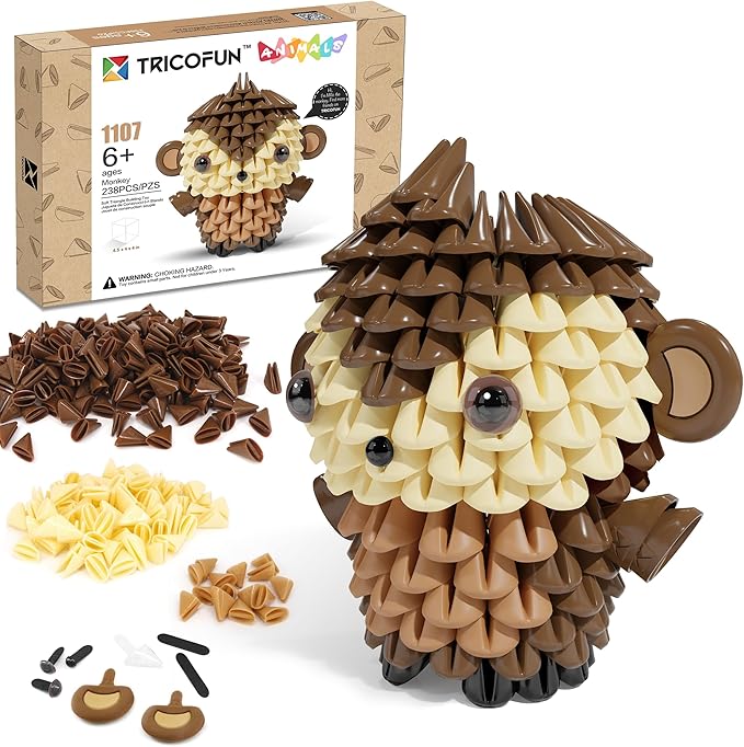 3D Animal Soft Building Blocks for Kids – STEM Educational Toys, Stress-Relief & Creative Play | Safe, Non-Toxic Interlocking Blocks for Ages 6+ | Perfect Gift