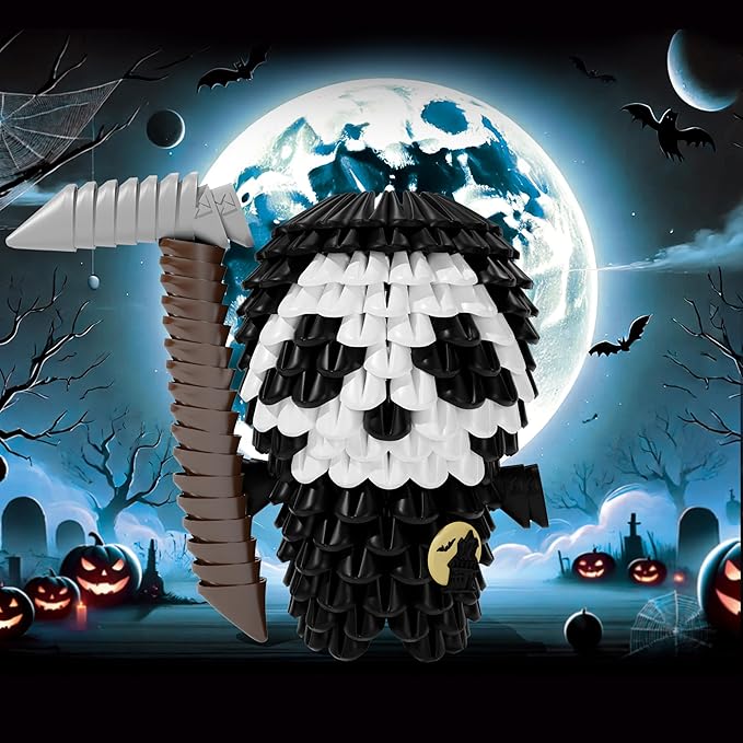 Halloween 3D Soft Building Blocks, Soft Assembling Building Kits Pressure-Relief Toys Interlocking Block Sets
