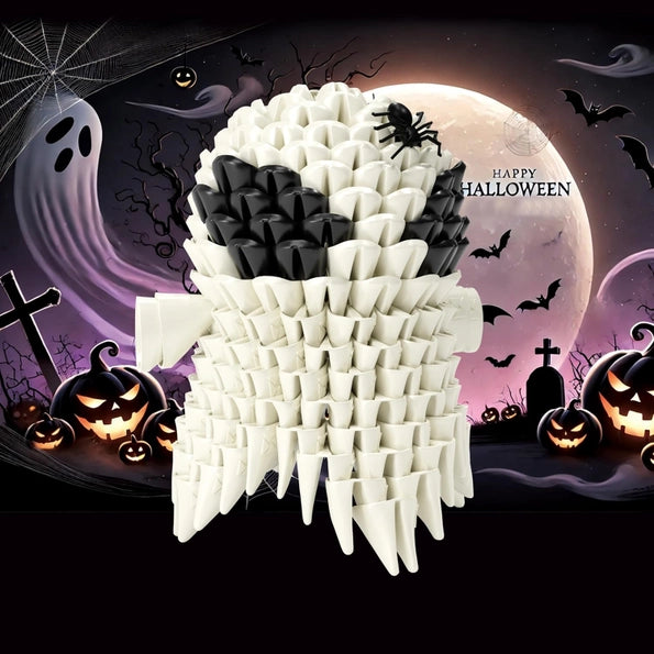 Halloween 3D Soft Building Blocks, Soft Assembling Building Kits Pressure-Relief Toys Interlocking Block Sets