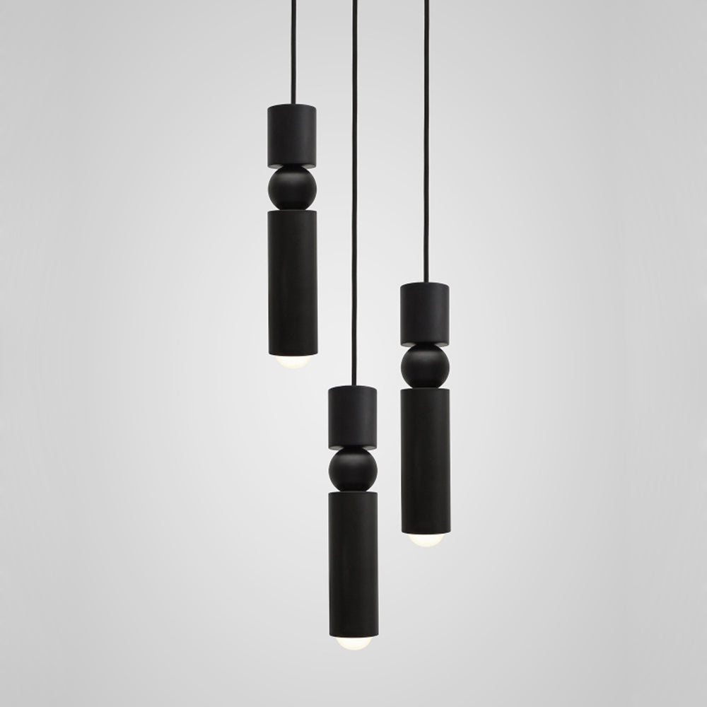 Mini Cylinder Pendant Light – Single-Light Minimalist LED Fixture