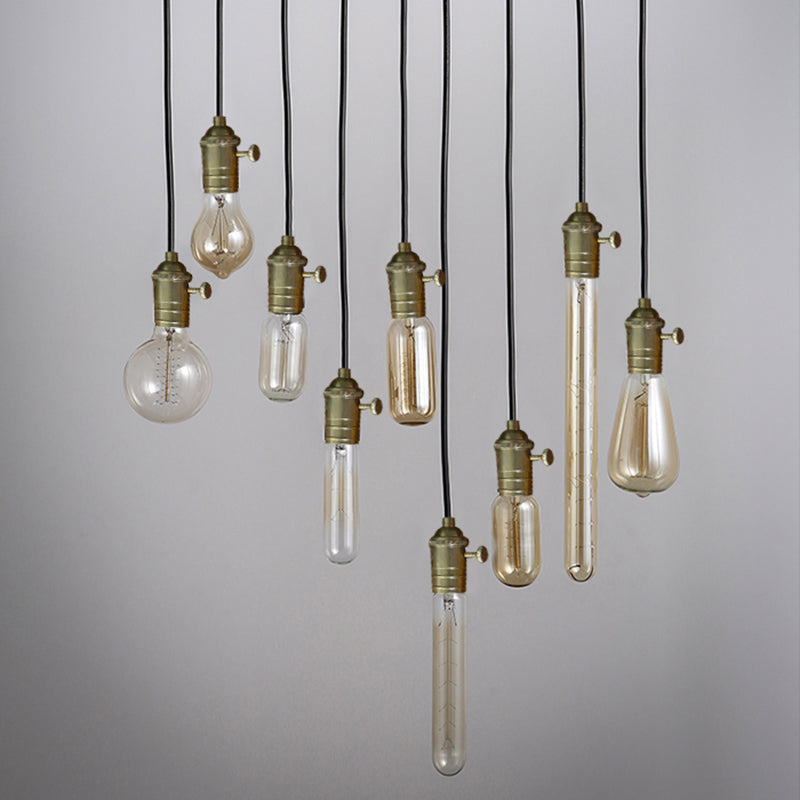 Industrial Loft Mini Pendant Light – 1-Light Hanging Fixture