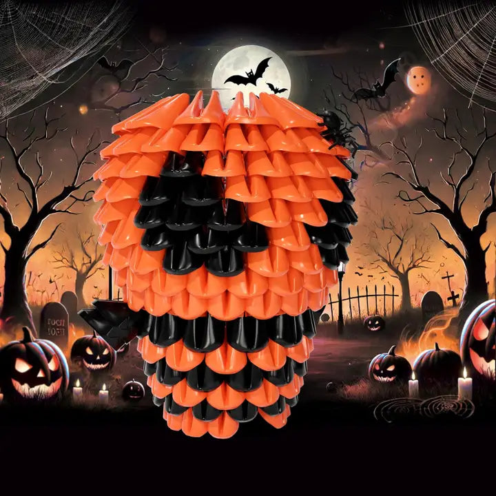 Halloween 3D Soft Building Blocks, Soft Assembling Building Kits Pressure-Relief Toys Interlocking Block Sets