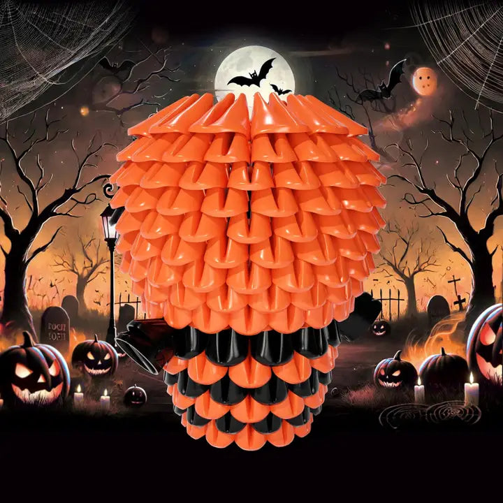 Halloween 3D Soft Building Blocks, Soft Assembling Building Kits Pressure-Relief Toys Interlocking Block Sets