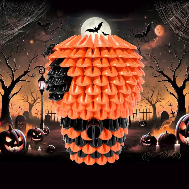 Halloween 3D Soft Building Blocks, Soft Assembling Building Kits Pressure-Relief Toys Interlocking Block Sets