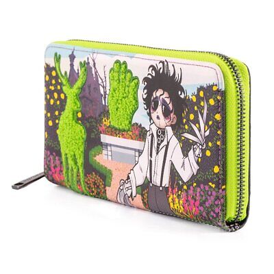 Loungefly Edward Scissorhands Topiary Faux Leather Wallet