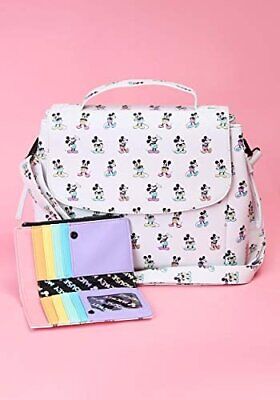 Loungefly Disney Mickey Mouse Pastel Poses All Over Print Flap Wallet