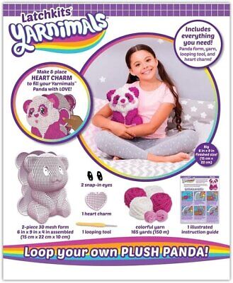 PlayMonster Yarnimals — Panda Craft Kit Make Your Own Animal Toy — Ages 8+