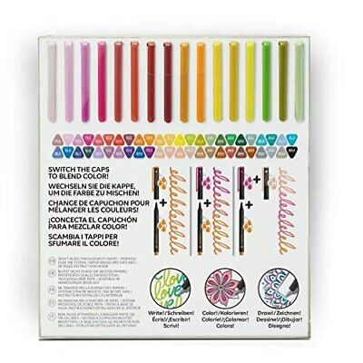 Chameleon Fineliner Pens - Set of 48 Coloring/Drawing Markers in Brilliant Color