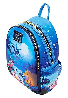 Loungefly Disney Stitch Camping Cuties Glow Mini Backpack Lilo & Stitch Bag