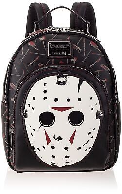 Loungefly Friday the 13th Jason Mask Womens Double Strap Shoulder Bag Purse