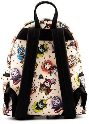 Loungefly Disney Villains Tattoo Print Double Strap Shoulder Bag - Women's Purse