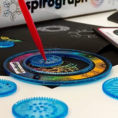 Spirograph Scratch & Shimmer Kit – Glitter Wheels, Sparkly Paper, Ages 8+