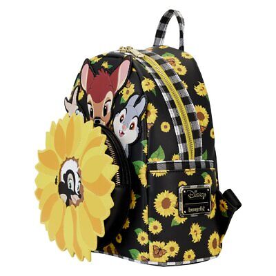 Loungefly Disney Bambi Sunflower Friends Mini Backpack Bags and Accessories