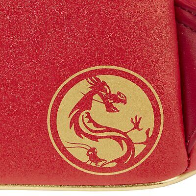 Loungefly Disney Mulan 25th Anniversary Mushu Glitter Mini Backpack