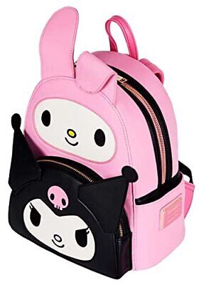 Loungefly Hello Kitty My Melody Kuromi Double Pocket Womens Shoulder Bag Purse