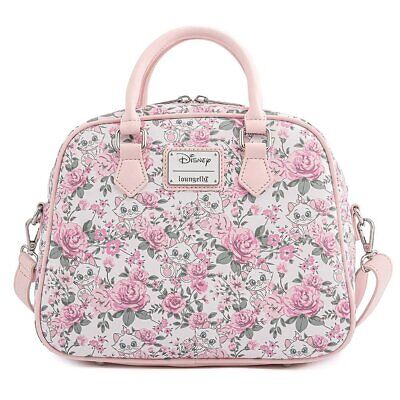 Loungefly Disney Aristocats Marie Floral AOP Crossbody Bag Purse Handbag