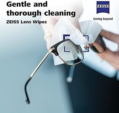 ZEISS Pre-Moistened Lens Cleaning Wipes, 200 Count