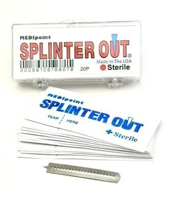 Medipoint Splinter Out Splinter Remover 20 Count