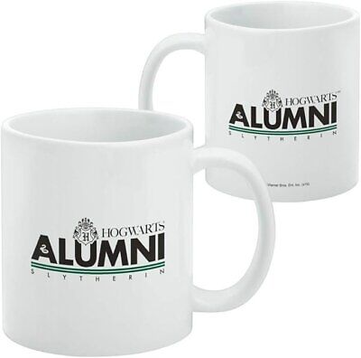 Harry Potter Slytherin Alumni 11oz Mug - White Ceramic Cup with Hogwarts Crest