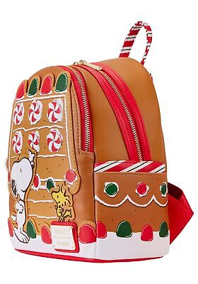 Loungefly Peanuts Snoopy Gingerbread House Scented Mini Backpack