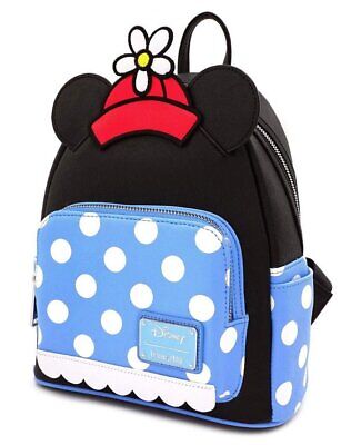 Loungefly Disney Positively Minnie Polka Dot Faux Leather Mini Backpack