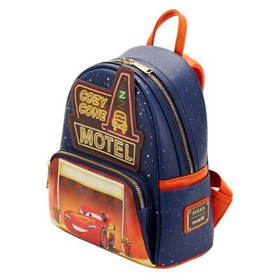 Loungefly Disney Pixar Cars Cozy Cone Womens Double Strap Shoulder Bag Purse