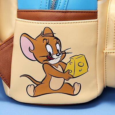 Loungefly Tom and Jerry Leather Mini Backpack - Official Merchandise, Gift Idea