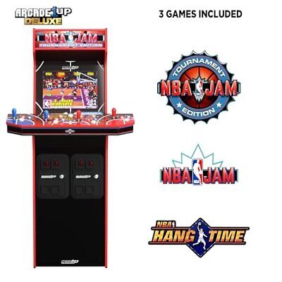 Arcade1Up NBA Jam 30th Anniversary Deluxe 5ft Home Arcade with 3 Classic Games