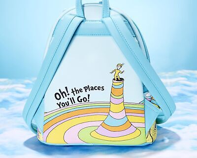 Loungefly Dr. Seuss 'Oh the Places You'll Go' Mini Backpack Multicolor