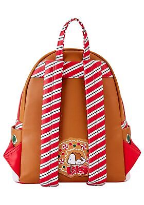 Loungefly Peanuts Snoopy Gingerbread House Scented Mini Backpack