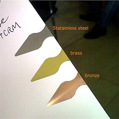 Book Darts 125 Count Tin Brass Bookmarks - Line Book Markers