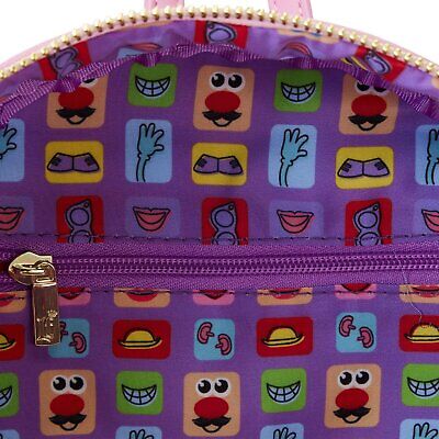 Loungefly Hasbro Mr. and Mrs. Potato Head All Over Print Mini Backpack