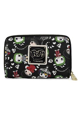 Loungefly Pop by LF Beetlejuice AOP Ziparound Wallet Standard