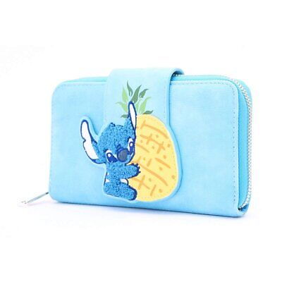 Loungefly x Lilo and Stitch Pineapple Stitch Chenille Snap Wallet