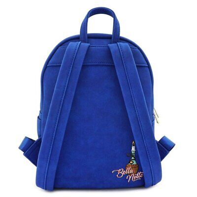 Loungefly Disney Lady and the Tramp Tony's Restaurant Mini Backpack (Blue)