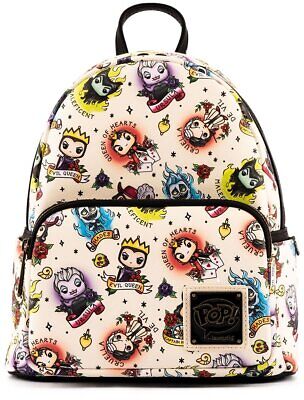 Loungefly Disney Villains Tattoo Print Double Strap Shoulder Bag - Women's Purse