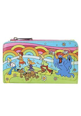 Loungefly Scooby Doo Psychedelic Monster Chase Glow in the Dark Flap Wallet