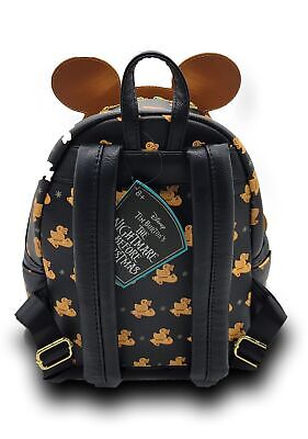 Loungefly Disney Nightmare Before xmas Gingerbread Scary Teddy Mini Backpack