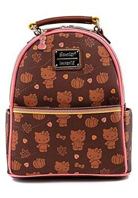 Loungefly x Sanrio Hello Kitty Pumpkin Spice Mini Convertible Backpack