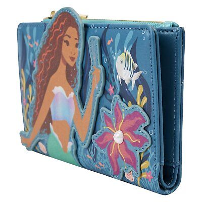 Loungefly Disney Little Mermaid Ariel Live Action Flap Wallet