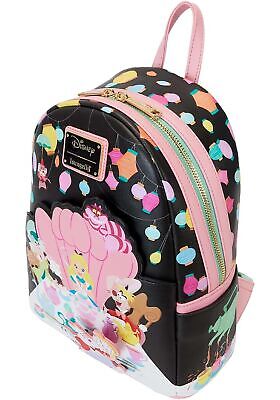 Loungefly Disney Alice in Wonderland Unbirthday Party Mini Backpack Fashion Bag