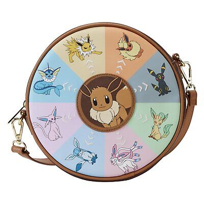 Loungefly Pokémon Eevee Evolutions Crossbody Canteen Purse for Pokémon Fans