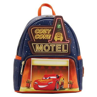 Loungefly Disney Pixar Cars Cozy Cone Womens Double Strap Shoulder Bag Purse