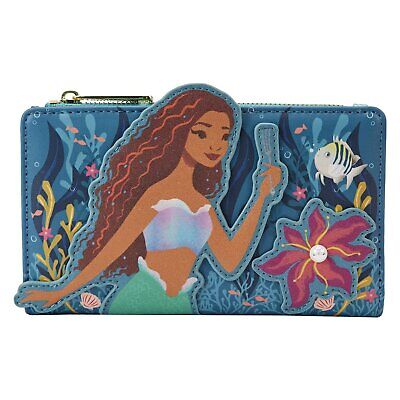 Loungefly Disney Little Mermaid Ariel Live Action Flap Wallet