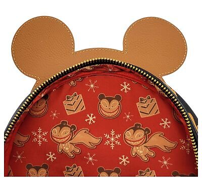 Loungefly Disney Nightmare Before xmas Gingerbread Scary Teddy Mini Backpack