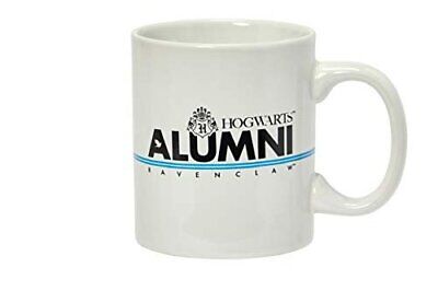 Harry Potter Slytherin Alumni Mug - 11-Oz White Cup with Crest & Blue stripe