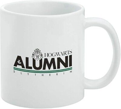 Harry Potter Slytherin Alumni 11oz Mug - White Ceramic Cup with Hogwarts Crest